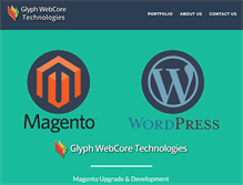 Tablet Screenshot of glyphwebcore.com